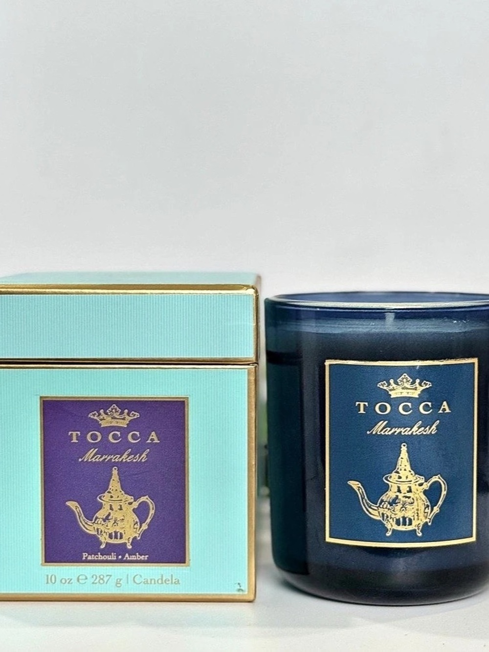 TOCCA Marrakesh Candle 10 oz 287g Patchouli Amber NEW $50 Retail